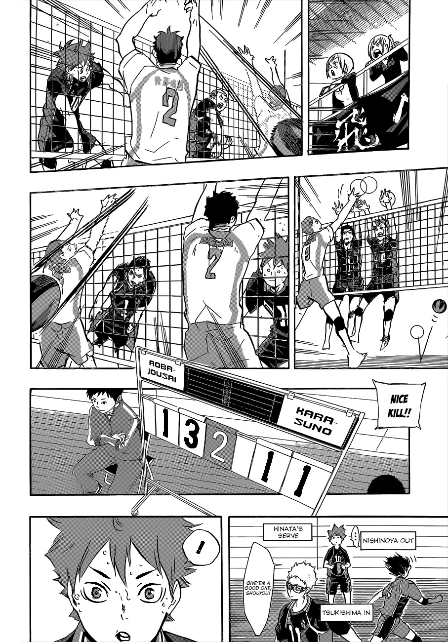 Haikyu!! Chapter 133 page 14 - Chapter 133: The Setter Showdown, Round 2