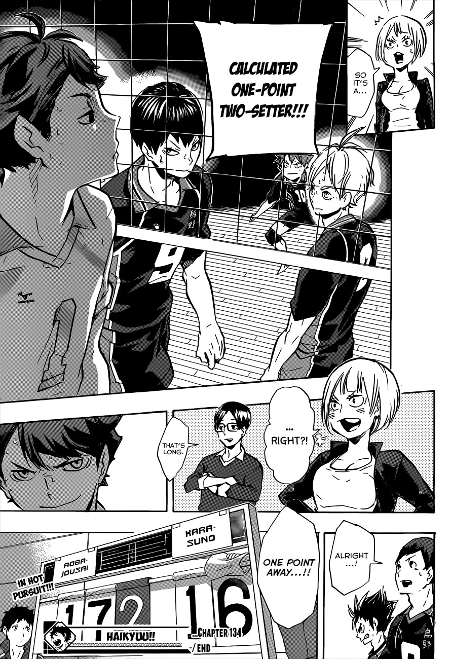 Haikyu!! Chapter 134 page 18 - Chapter 134: The Same