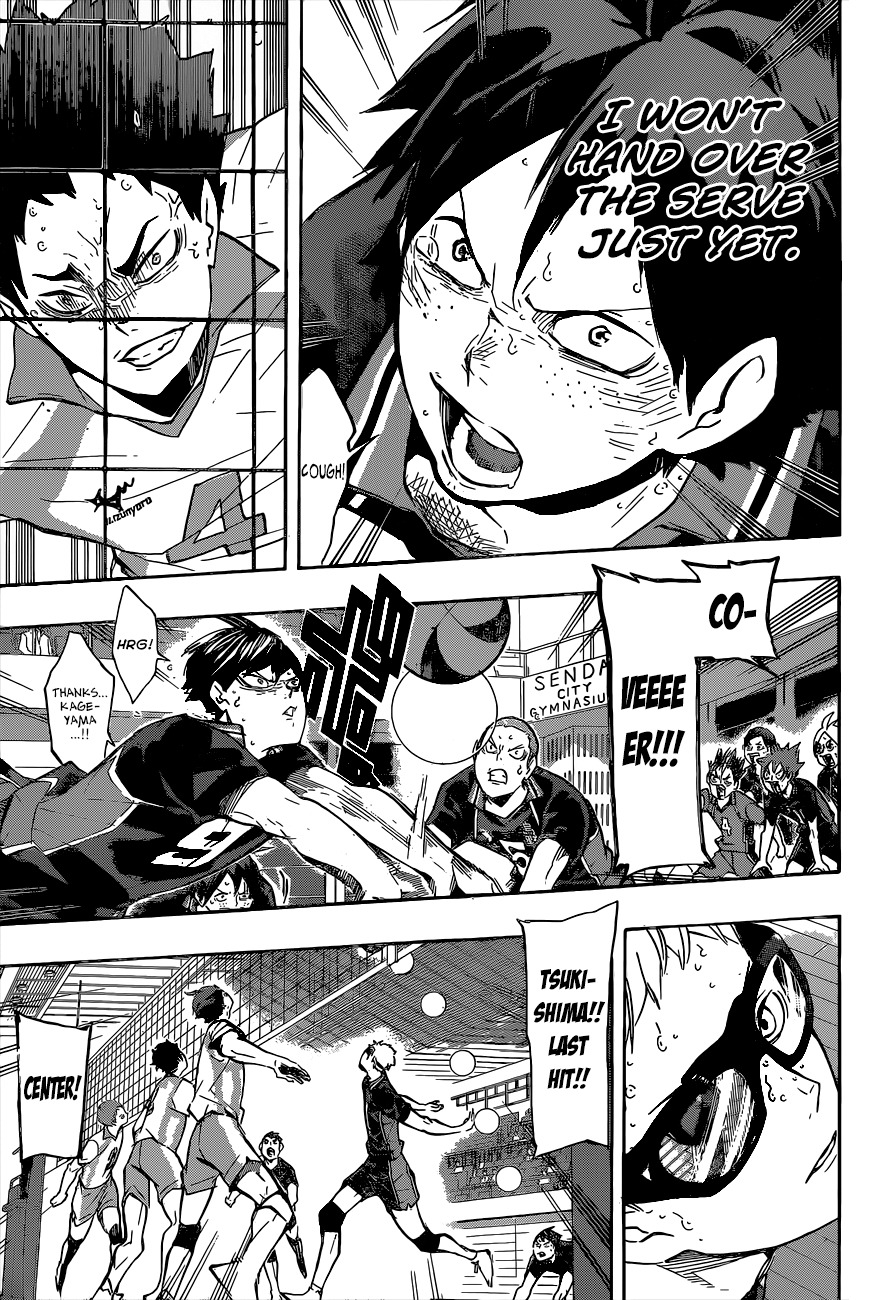 Haikyu!! Chapter 137 page 11 - Chapter 137: The Struggles of the Formerly Weak-Willed