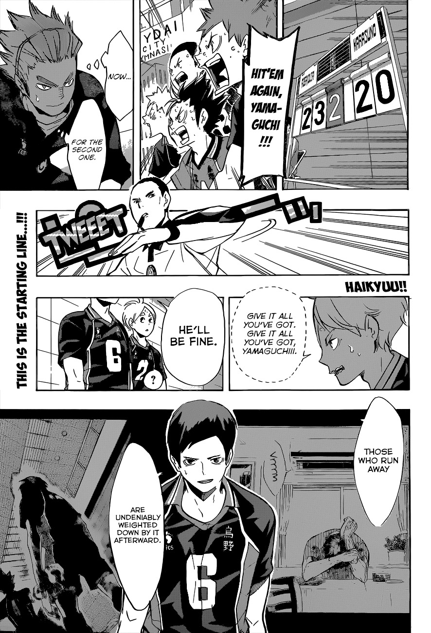 Haikyu!! Chapter 137 page 2 - Chapter 137: The Struggles of the Formerly Weak-Willed