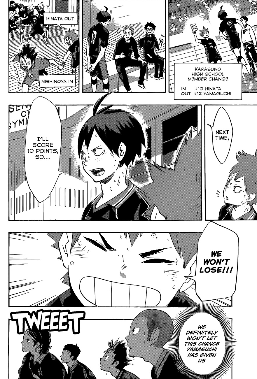 Haikyu!! Chapter 138 page 12 - Chapter 138: The Ultimate Attack, the Serve