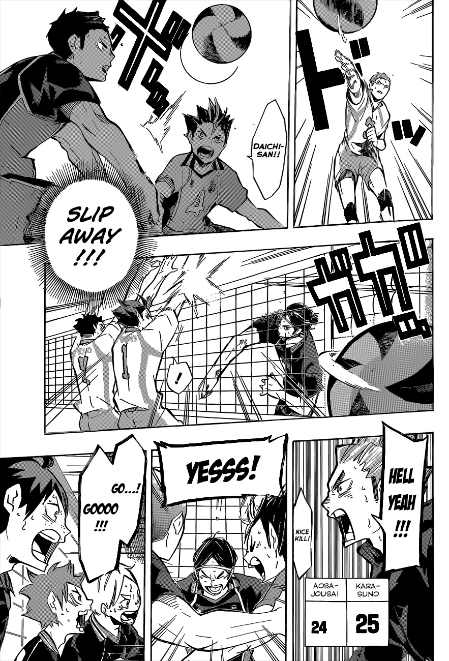 Haikyu!! Chapter 138 page 13 - Chapter 138: The Ultimate Attack, the Serve