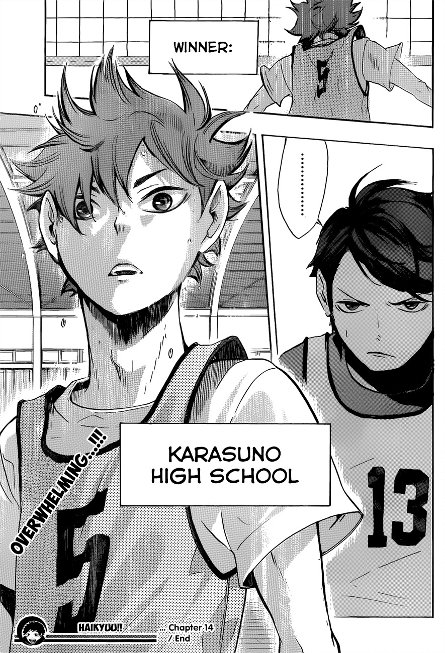 Haikyu!! Chapter 14 page 18 - Chapter 14: Vs. the Grand King