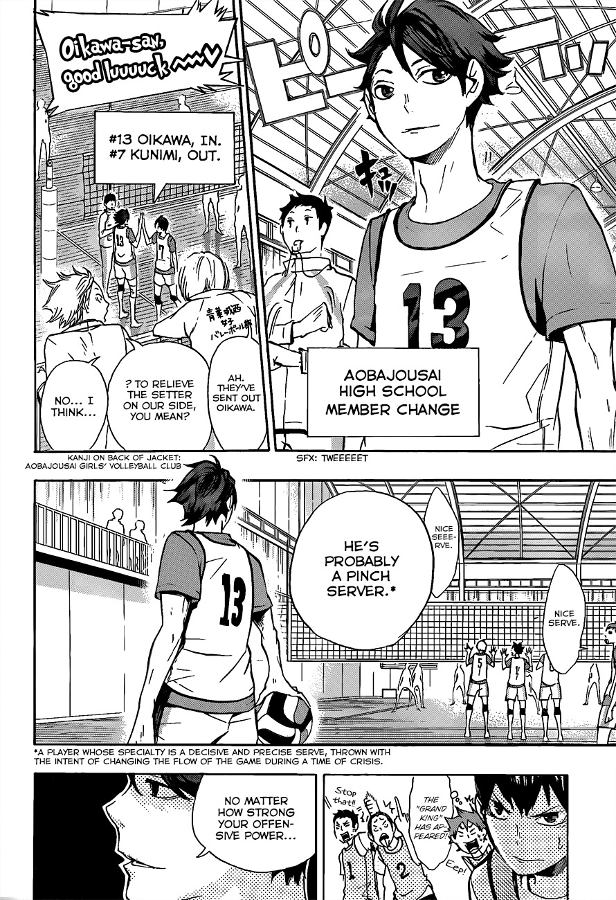 Haikyu!! Chapter 14 page 4 - Chapter 14: Vs. the Grand King