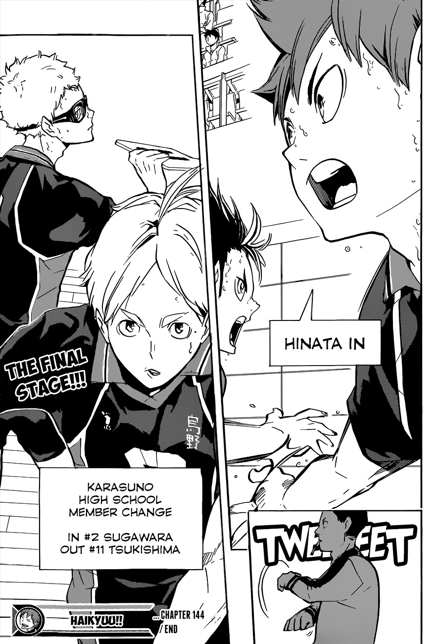 Haikyu!! Chapter 144 page 18 - Chapter 144: Limit Switch