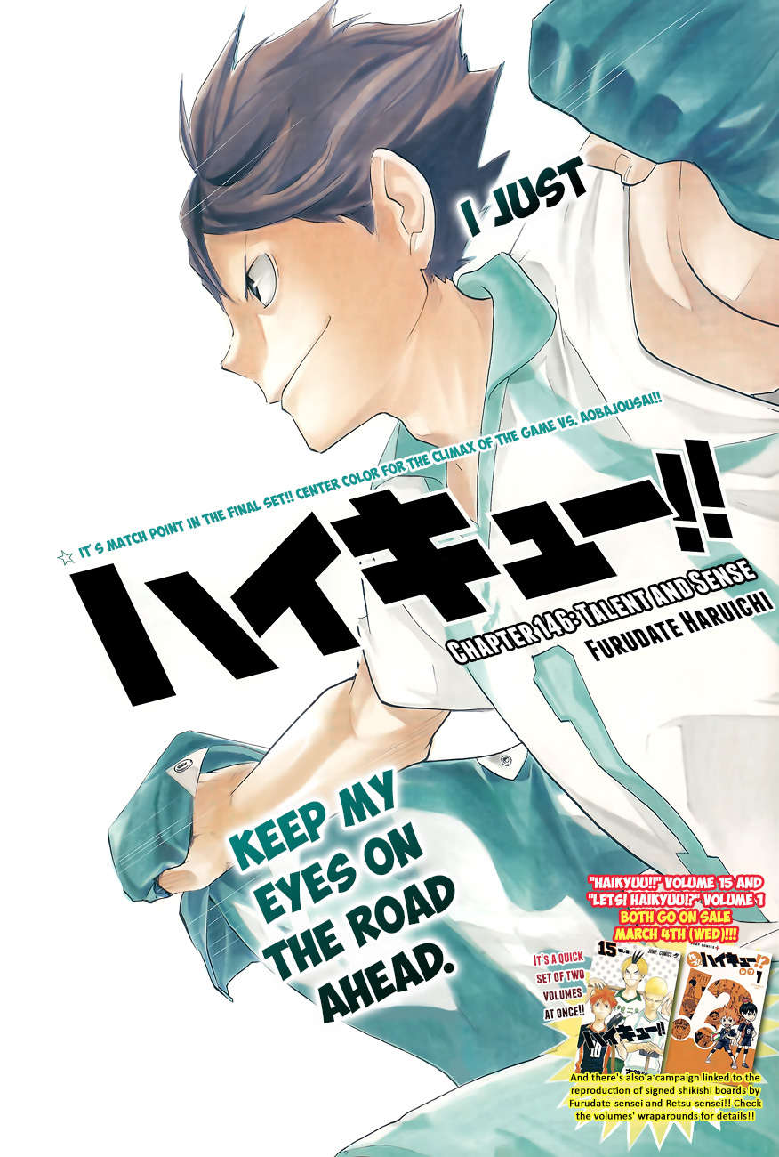 Haikyu!! Chapter 146 page 2 - Chapter 146: Talent and Sense