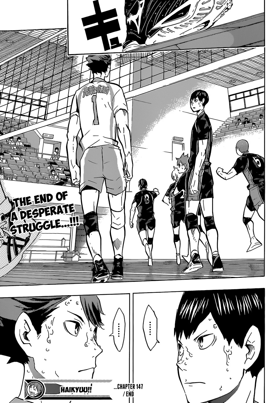 Haikyu!! Chapter 147 page 13 - Chapter 147: Head-to-Head