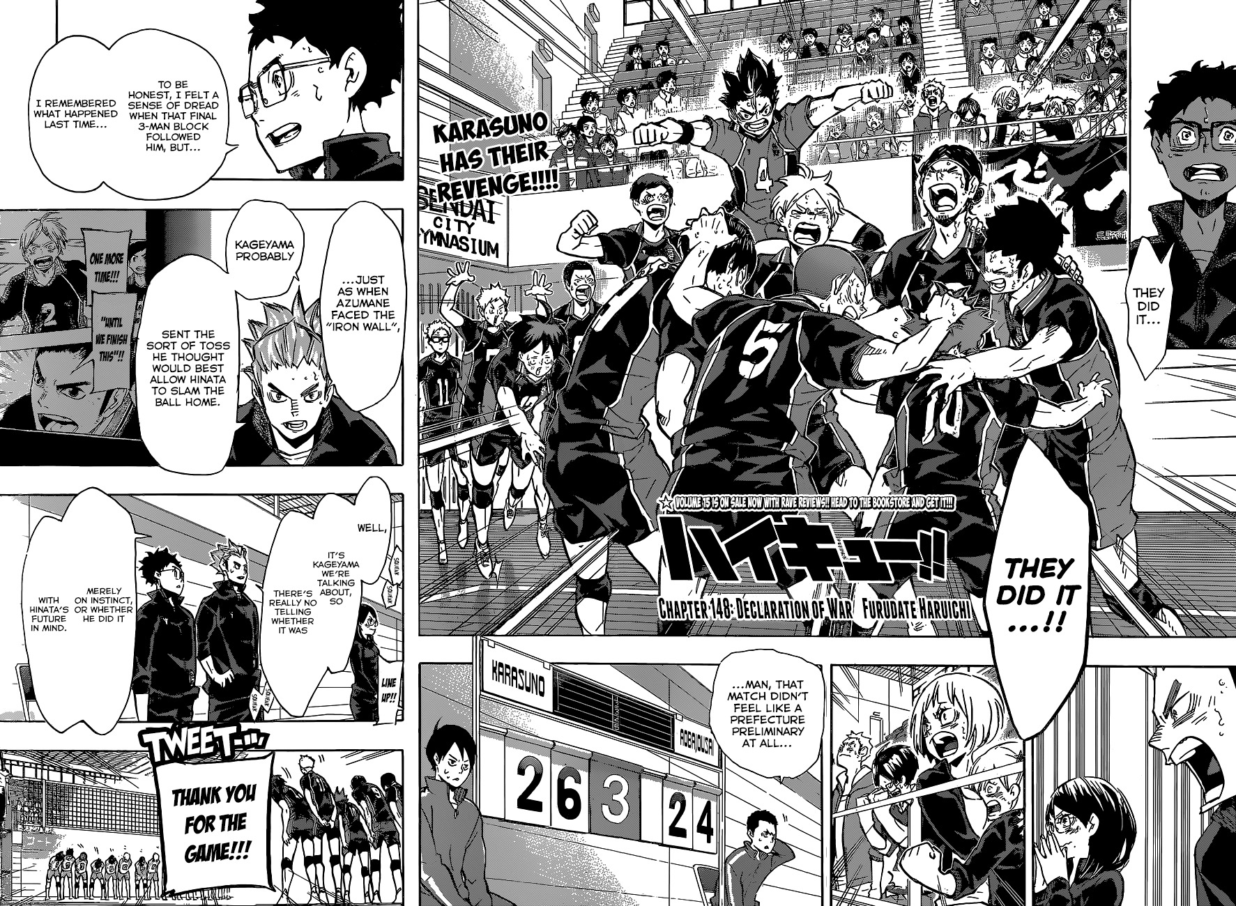 Haikyu!! Chapter 148 page 3 - Chapter 148: Declaration of War