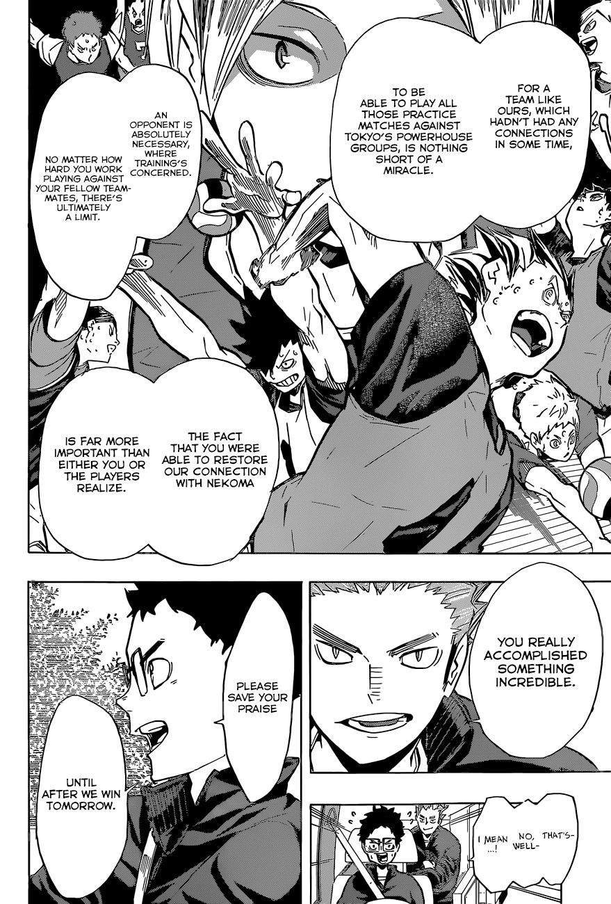 Haikyu!! Chapter 149 page 3 - Chapter 149: A Chemical Reaction of Encounters
