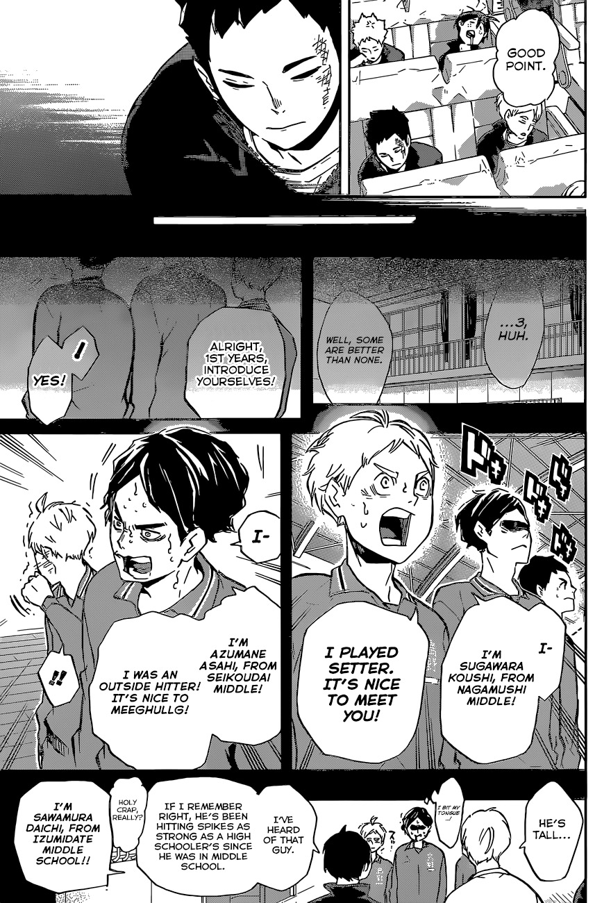 Haikyu!! Chapter 149 page 4 - Chapter 149: A Chemical Reaction of Encounters