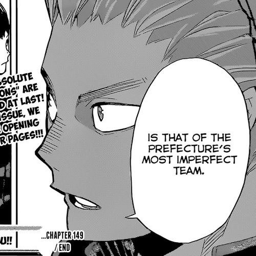 Haikyu!! Chapter 149: A Chemical Reaction of Encounters cover