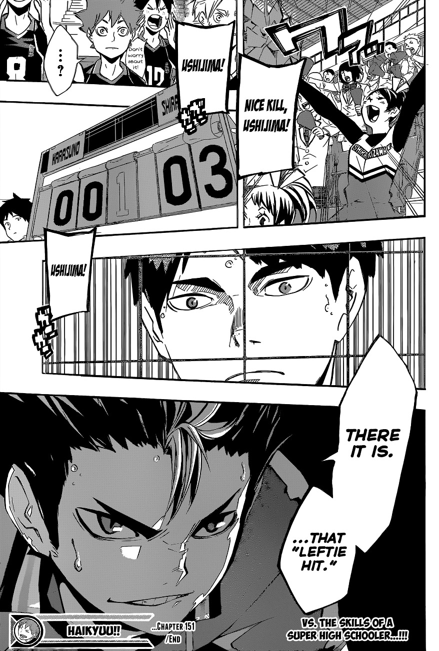 Haikyu!! Chapter 151 page 18 - Chapter 151: Final Novices