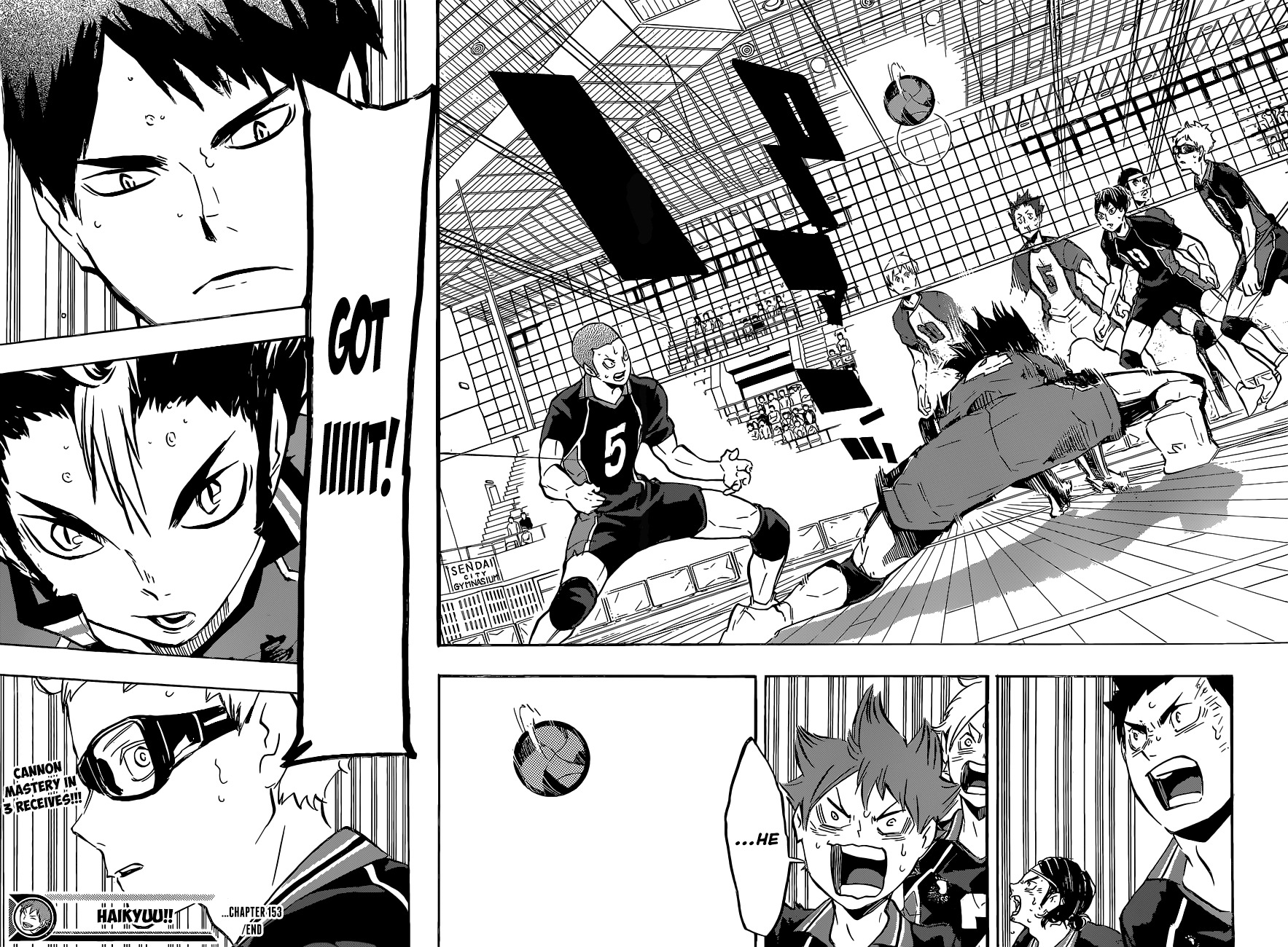 Haikyu!! Chapter 153 page 17 - Chapter 153: Receive #3