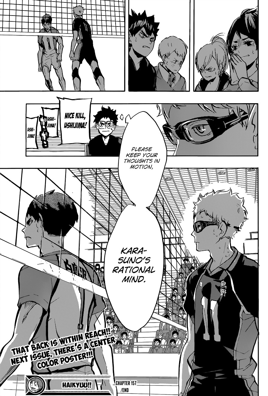 Haikyu!! Chapter 157 page 18 - Chapter 157: Strength and Reason