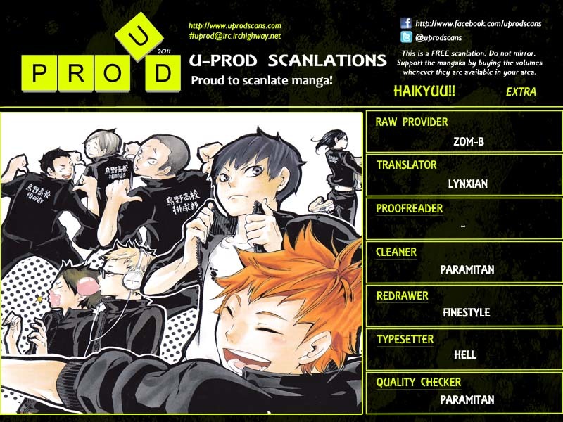 Haikyu!! Chapter 16.5 page 3 - Chapter 16.5: Extra Story: Tanaka-Senpai's Nightmare