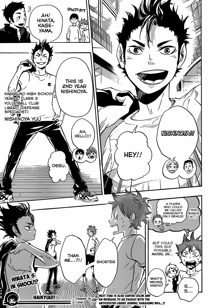 Haikyu!! Chapter 16 page 22 - Chapter 16: More Genius