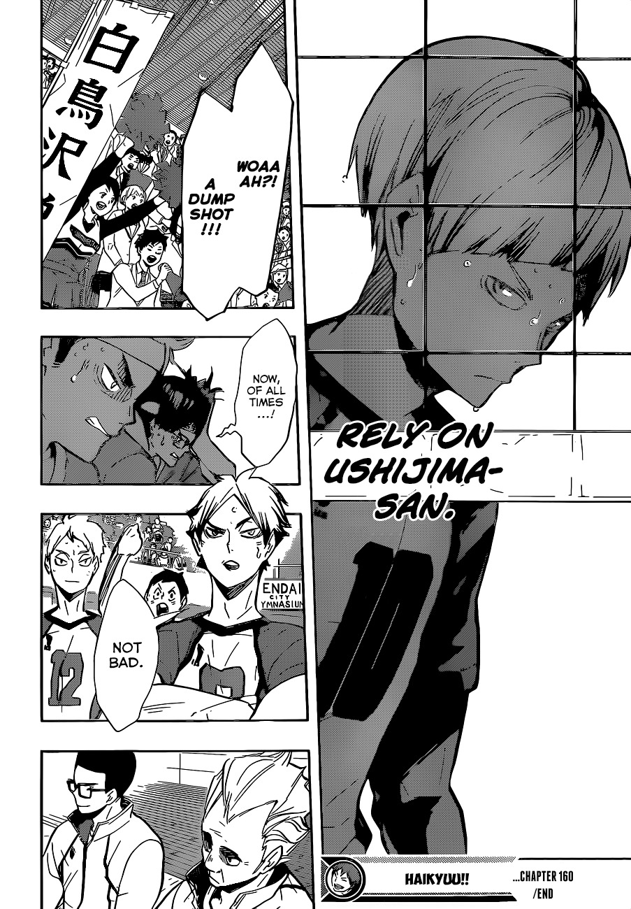 Haikyu!! Chapter 160 page 18 - Chapter 160: Vigilant Hostility