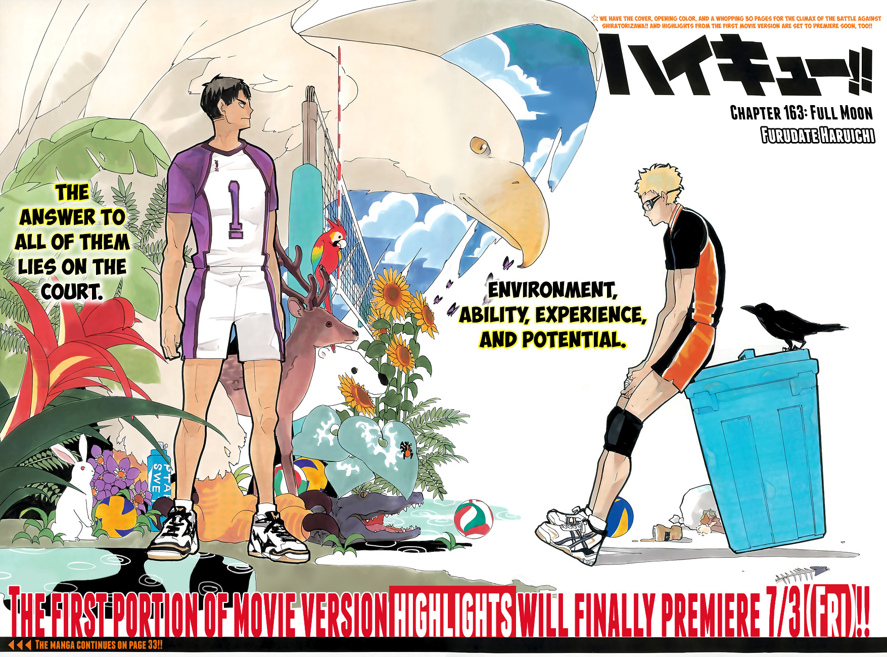 Haikyu!! Chapter 163 page 4 - Chapter 163: Full Moon