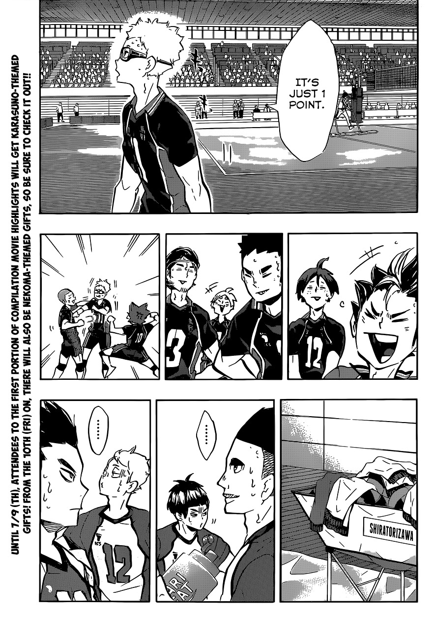 Haikyu!! Chapter 164 page 14 - Chapter 164: Just 1 Point