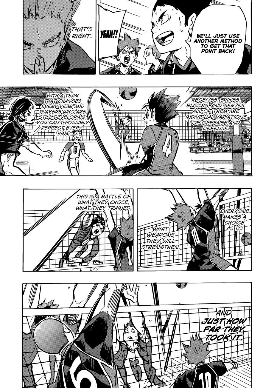 Haikyu!! Chapter 167 page 16 - Chapter 167: One vs. Many