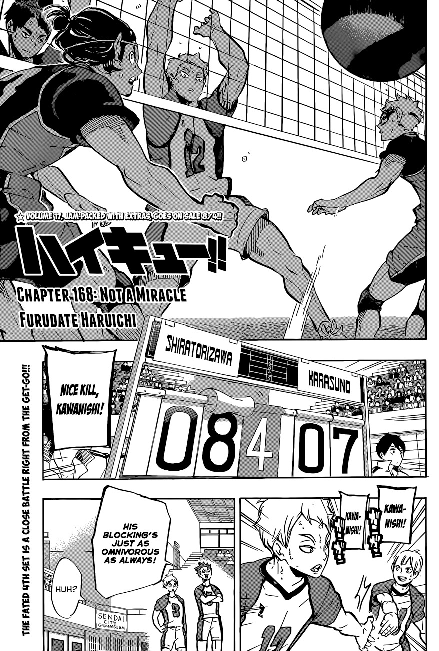 Haikyu!! Chapter 168 page 2 - Chapter 168: Not a Miracle