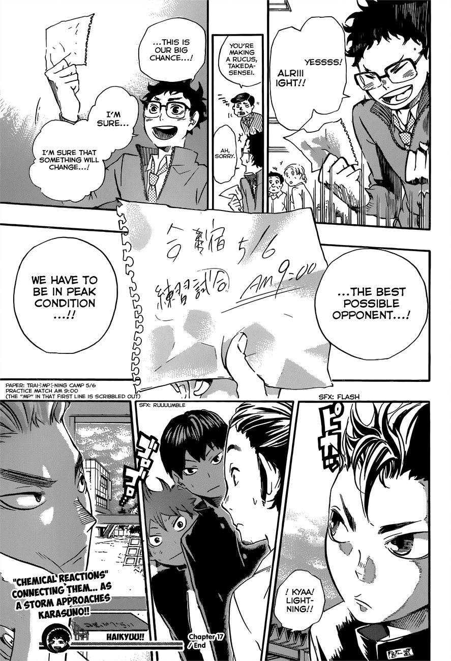 Haikyu!! Chapter 17 page 23 - Chapter 17: A Storm