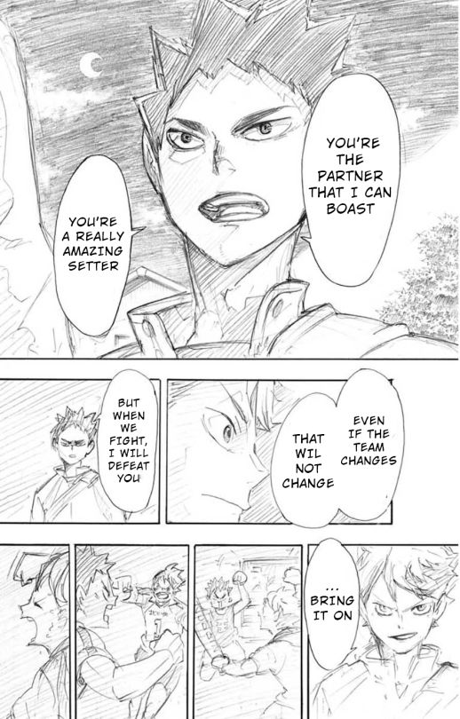 Haikyu!! Chapter 171.5 page 10 - Chapter 171.5 : Vol 20: Extra Sketches || Announcement