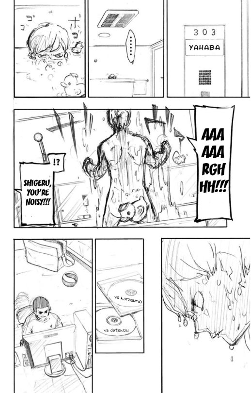 Haikyu!! Chapter 171.5 page 12 - Chapter 171.5 : Vol 20: Extra Sketches || Announcement
