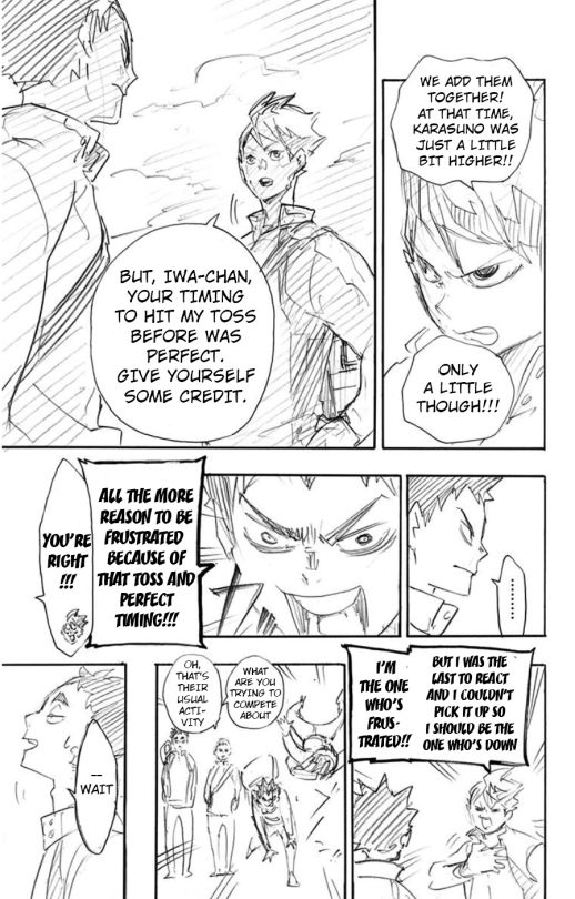 Haikyu!! Chapter 171.5 page 5 - Chapter 171.5 : Vol 20: Extra Sketches || Announcement