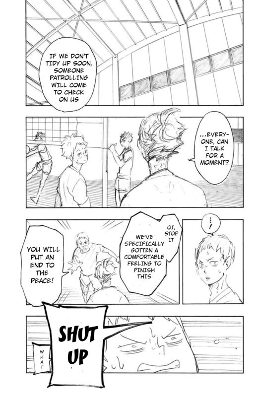 Haikyu!! Chapter 171.5 page 7 - Chapter 171.5 : Vol 20: Extra Sketches || Announcement