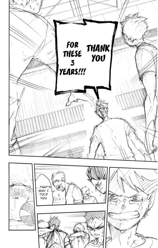Haikyu!! Chapter 171.5 page 8 - Chapter 171.5 : Vol 20: Extra Sketches || Announcement
