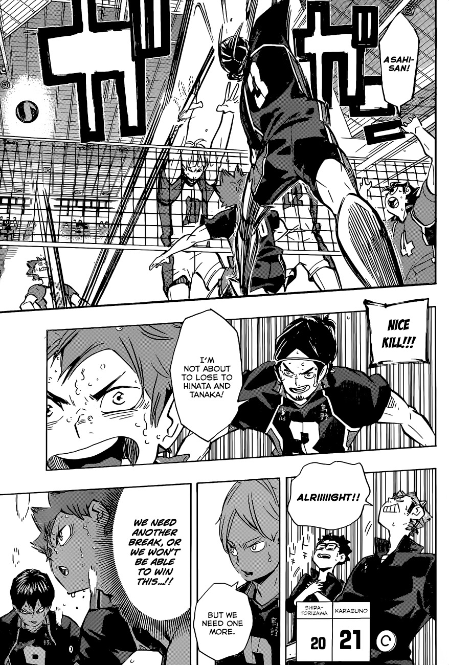 Haikyu!! Chapter 171 page 8 - Chapter 171: The Whole Lot of Them Hate to Lose