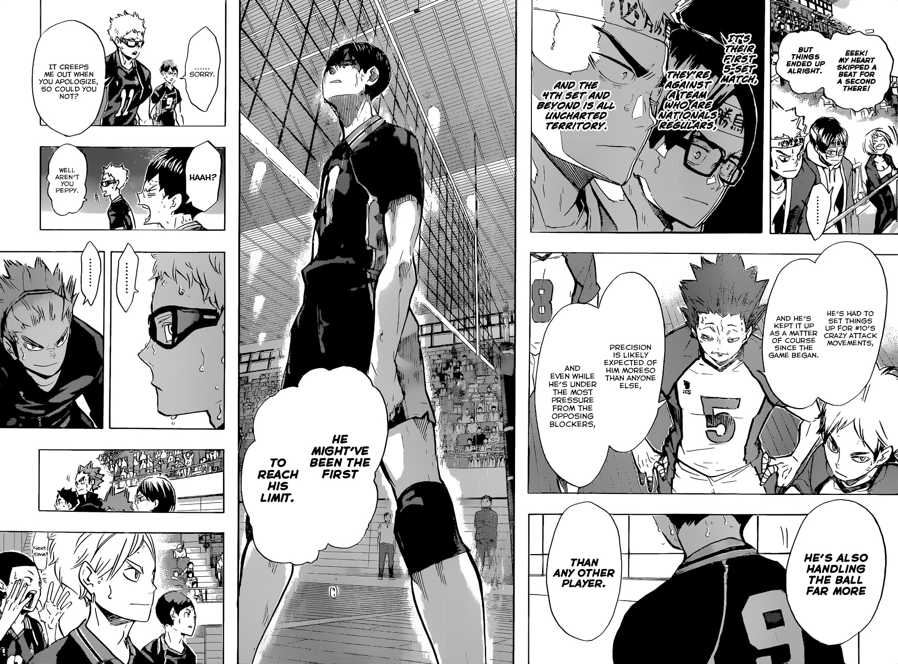 Haikyu!! Chapter 172 page 11 - Chapter 172: A Contest of Stamina