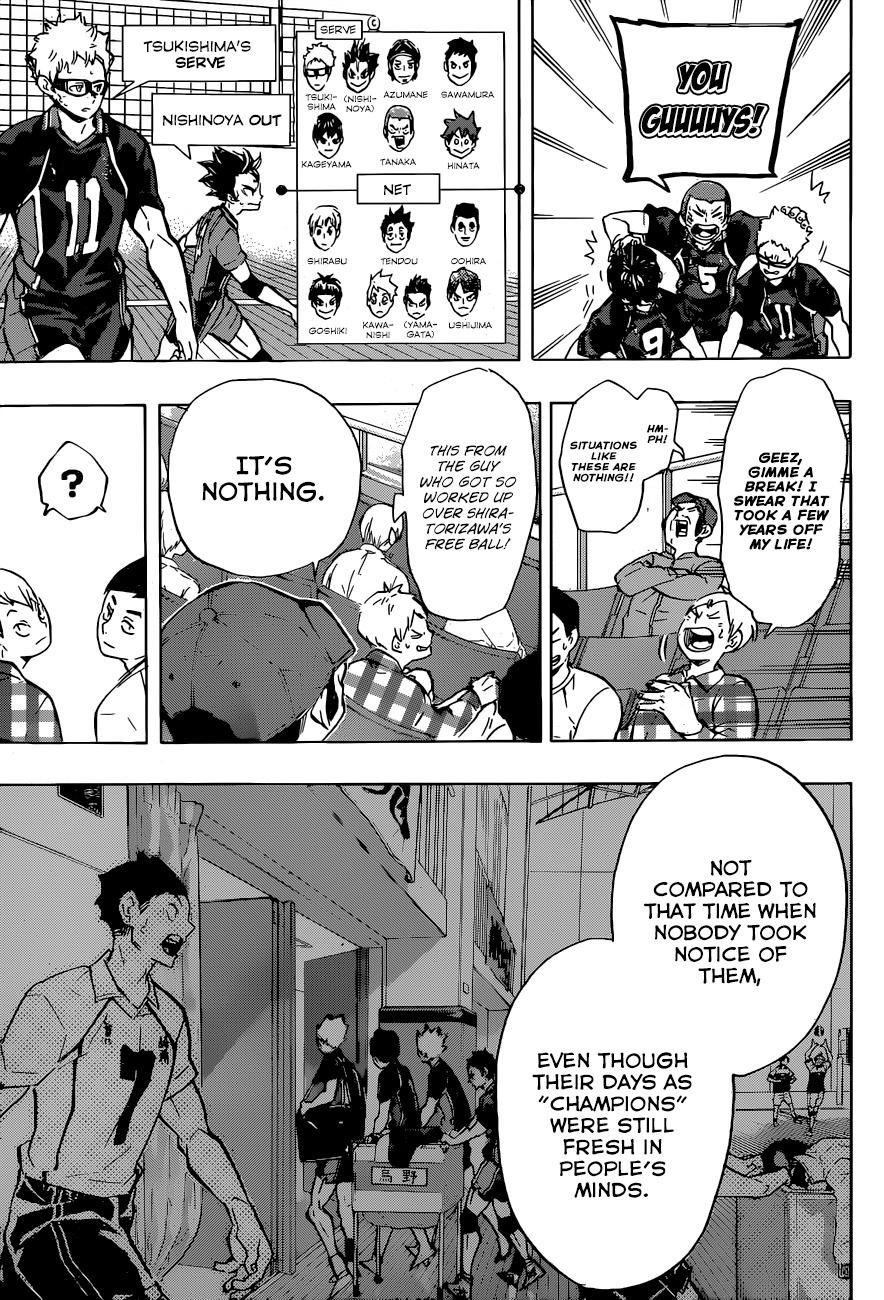 Haikyu!! Chapter 173 page 17 - Chapter 173: On The Edge