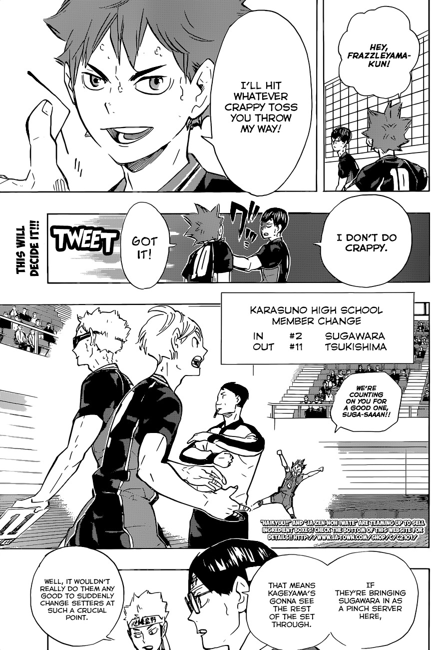 Haikyu!! Chapter 174 page 4 - Chapter 174: A Battle of Milliseconds