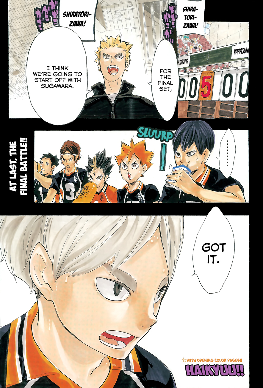 Haikyu!! Chapter 175 page 3 - Chapter 175: Always New