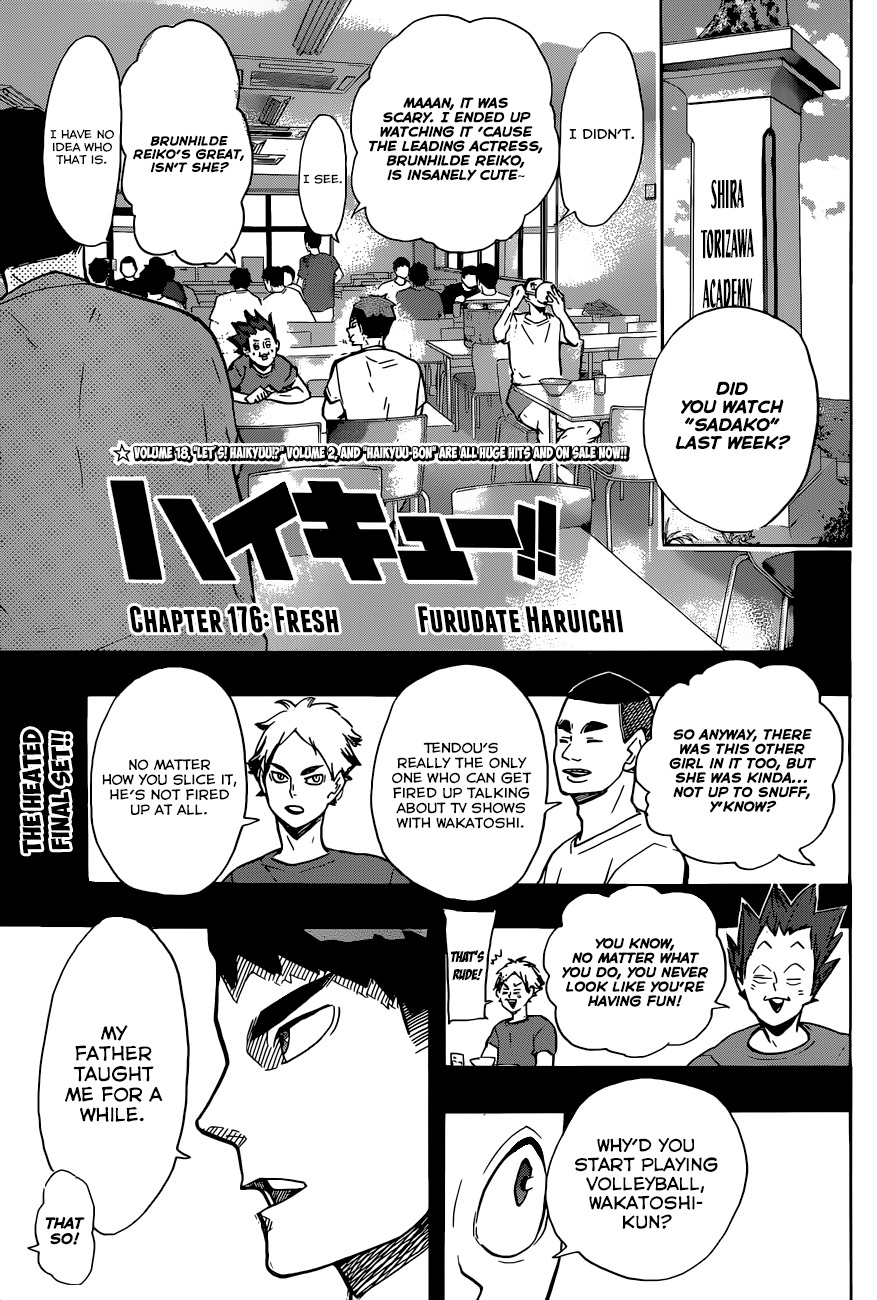 Haikyu!! Chapter 176 page 2 - Chapter 176: Fresh