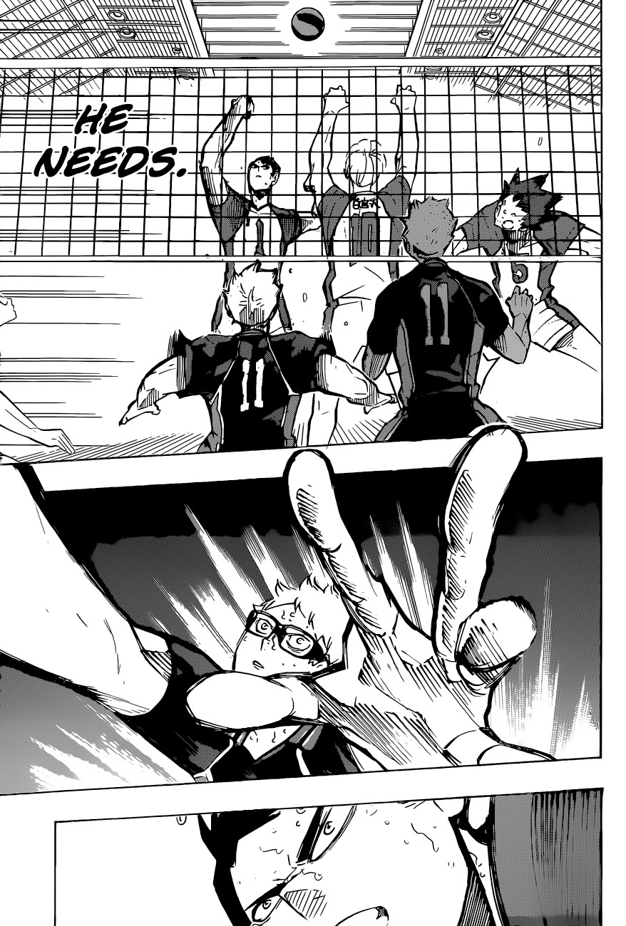 Haikyu!! Chapter 177 page 15 - Chapter 177: A Disconcerting Wall