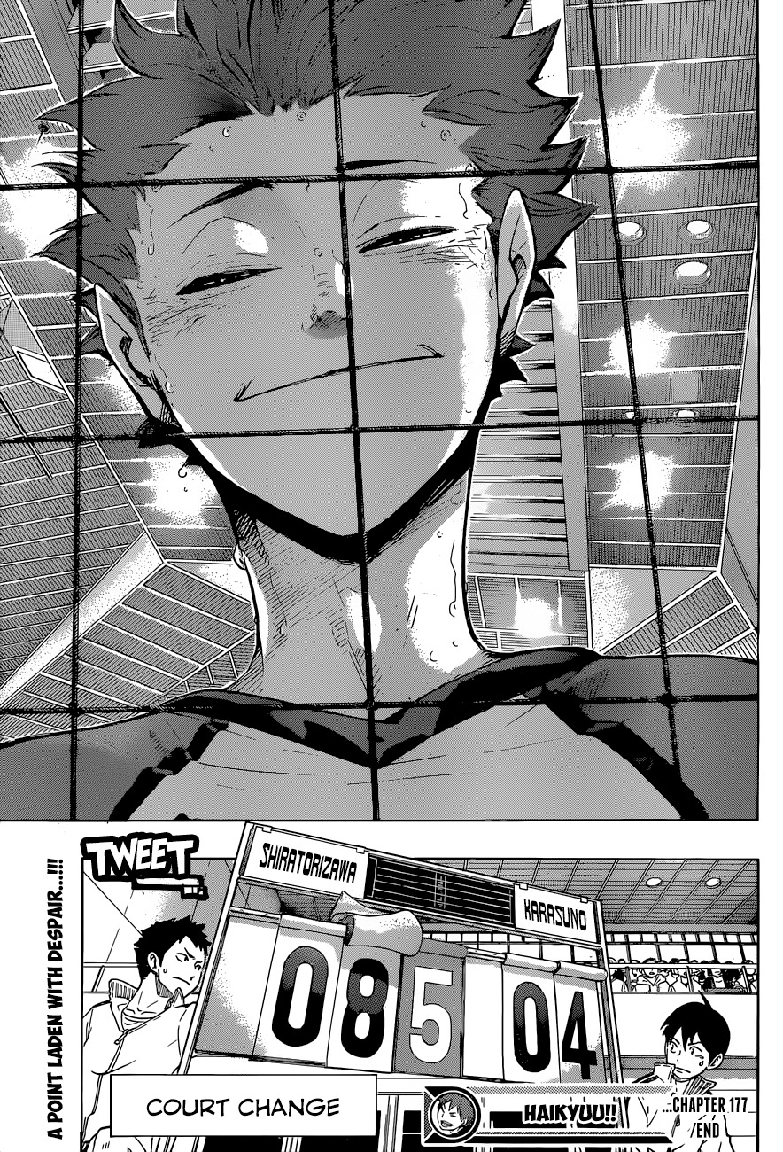 Haikyu!! Chapter 178 page 19 - Chapter 178: Steadfast