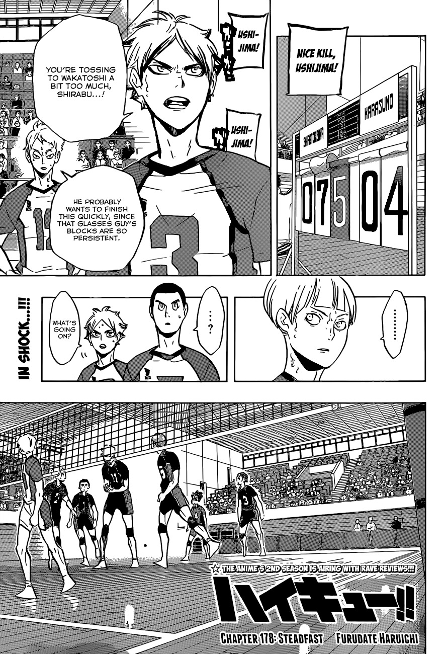 Haikyu!! Chapter 178 page 2 - Chapter 178: Steadfast