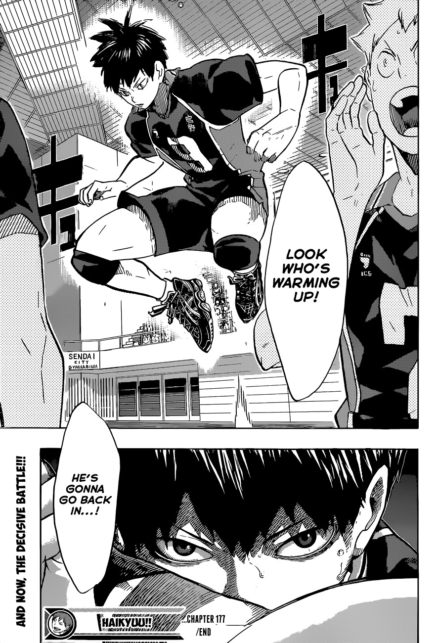 Haikyu!! Chapter 179 page 18 - Chapter 179: A Man I Dislike