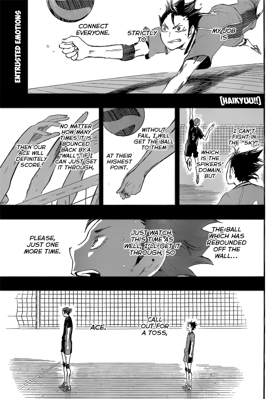 Haikyu!! Chapter 18 page 1 - Chapter 18: The One Called the Ace