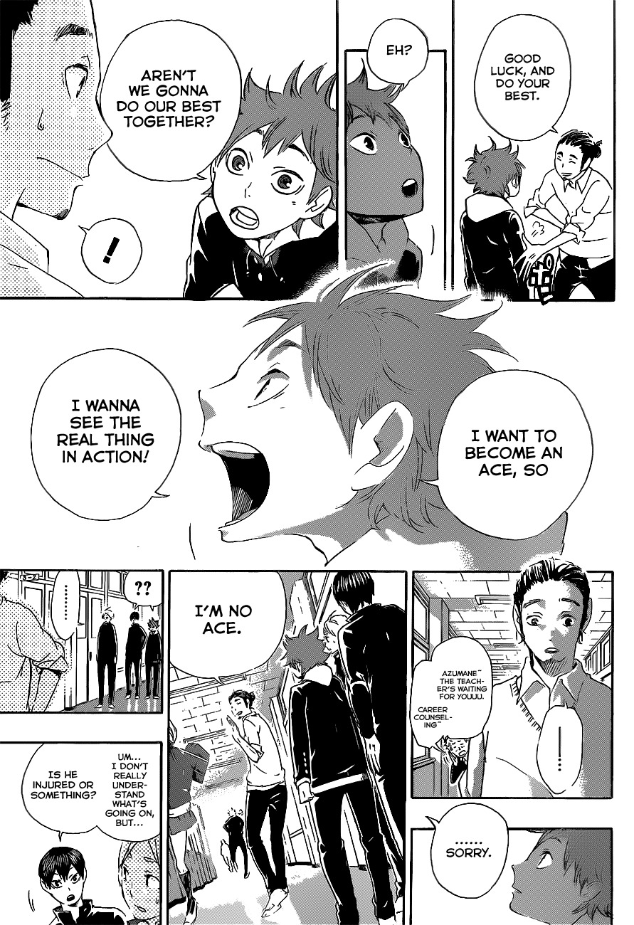 Haikyu!! Chapter 18 page 3 - Chapter 18: The One Called the Ace