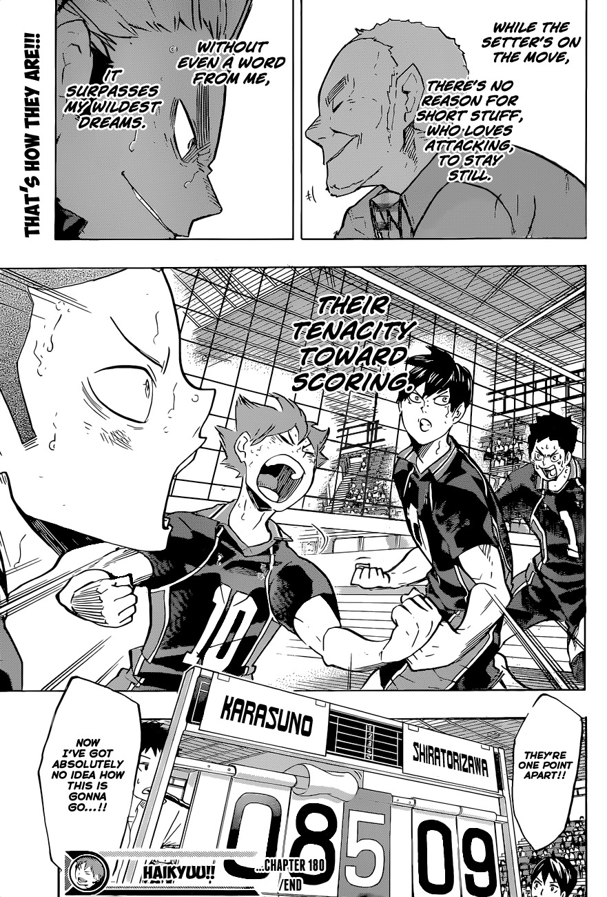 Haikyu!! Chapter 180 page 19 - Chapter 180: Steadfast, Part 2