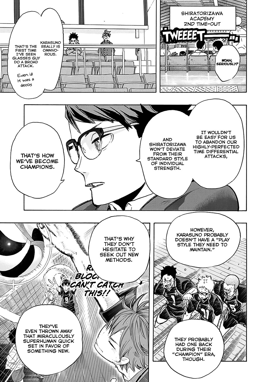 Haikyu!! Chapter 185 page 12 - Chapter 185: Legs Don't Fail Me Now