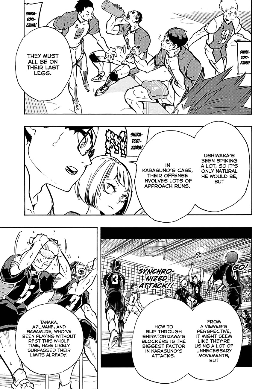 Haikyu!! Chapter 185 page 14 - Chapter 185: Legs Don't Fail Me Now