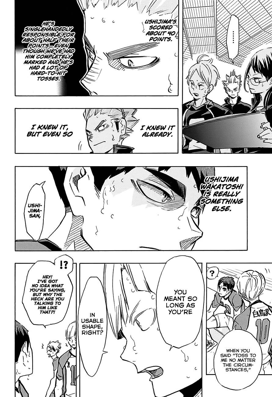 Haikyu!! Chapter 185 page 15 - Chapter 185: Legs Don't Fail Me Now