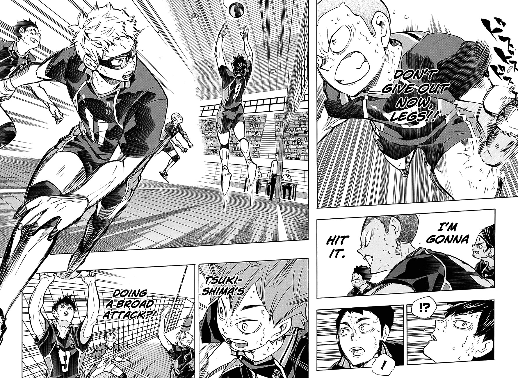 Haikyu!! Chapter 185 page 9 - Chapter 185: Legs Don't Fail Me Now