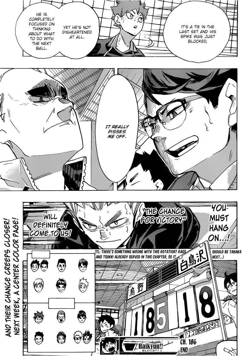 Haikyu!! Chapter 186 page 18 - Chapter 186: Volleyball Fanatic