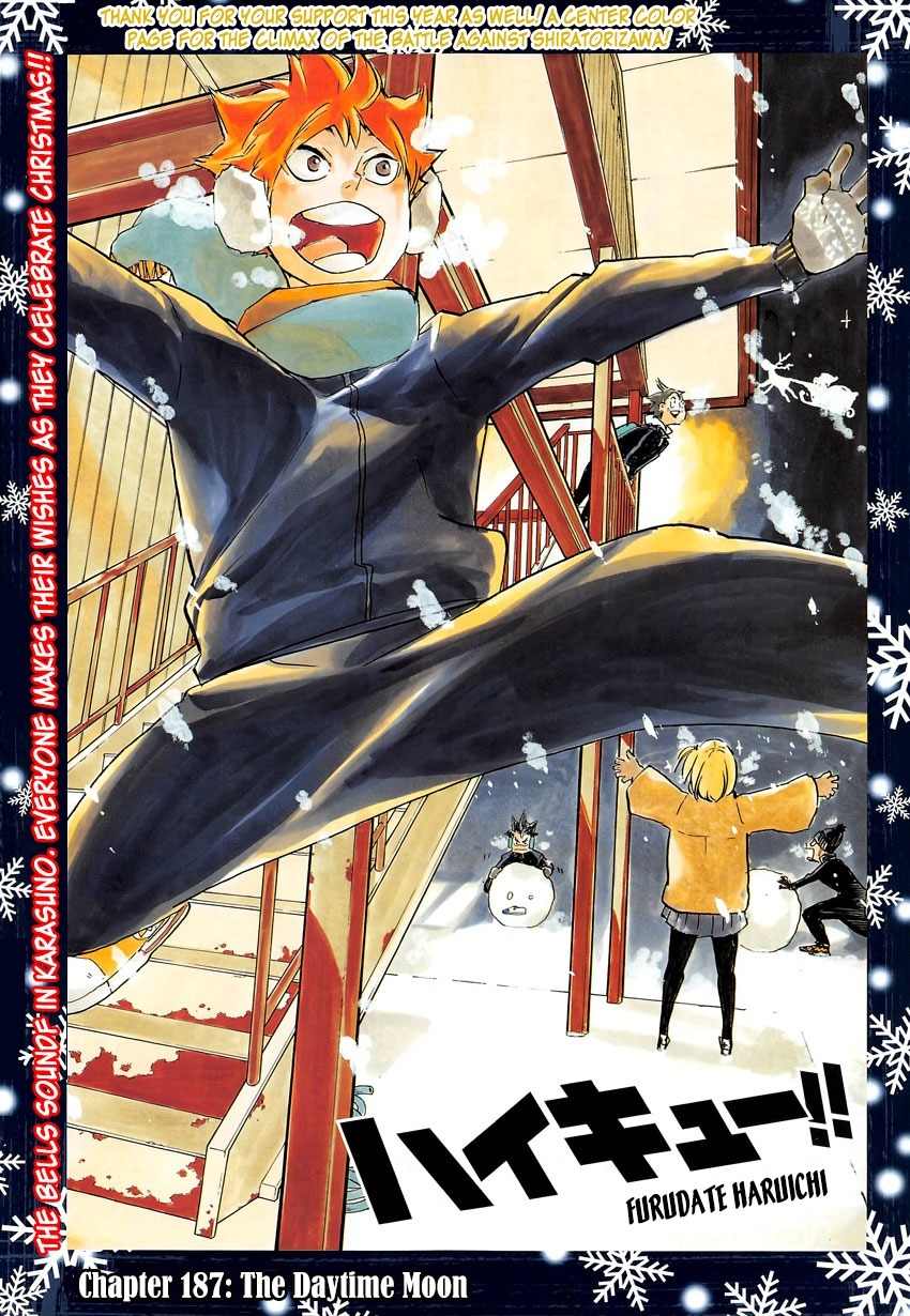 Haikyu!! Chapter 187 page 2 - Chapter 187: The Daytime Moon